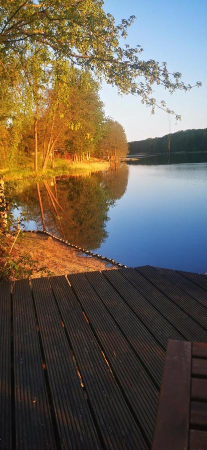 Domek Nad Jeziorem Łąck Eksteriør bilde